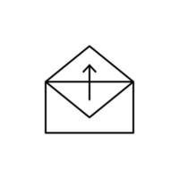 email send vector icon illustration