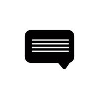 message vector icon illustration