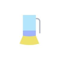 Kitchen, coffee maker vector icon illustration