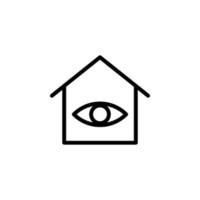 real estate view vector icon illustration