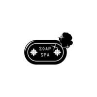 soap in the spa vector icon illustration