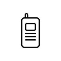 Phone, mobile, technology vector icon illustration