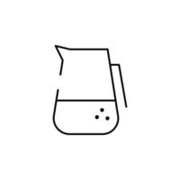 agua jarra vector icono ilustración