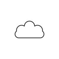 cloud storage vector icon illustration