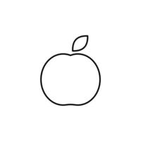 apple vector icon illustration