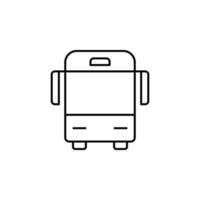 bus vector icon illustration