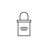 padlock vector icon illustration