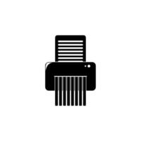 shredder for papers vector icon illustration