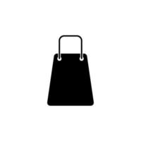 Eco bag vector icon illustration