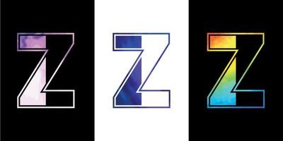 Initial letter Z logo Icon vector design template. Premium luxurious logotype for corporate business identity