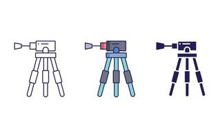 Tripod vector icon