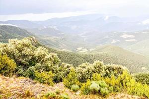 vista panorámica de la montaña foto