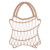 Net Bag Organic Mesh Cotton Rope Environmental Protection Eco-Friendly Reusable Eco Shopping Tote Bags png