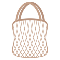 Netz Tasche organisch Gittergewebe Baumwolle Seil Umwelt Schutz umweltfreundlich wiederverwendbar Öko Einkaufen Tasche Taschen png