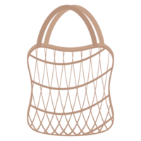 Net Bag Organic Mesh Cotton Rope Environmental Protection Eco-Friendly Reusable Eco Shopping Tote Bags png