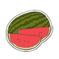 en röd gott vattenmelon png