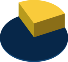 3d Kuchen Diagramm Prozentsatz .Infografik isometrisch Puzzle kreisförmig Vorlage.Bericht, Geschäft Analytik, Daten png