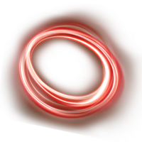 cirkulär röd ljus effekt png