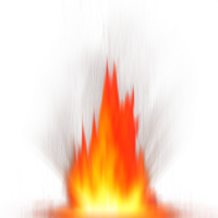 efecto de llama de fuego png