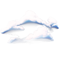 blanco nube aislado png