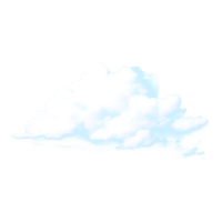 blanco nube aislado png