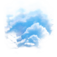 blanc nuage isolé png