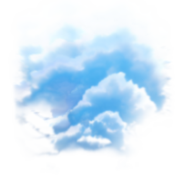 blanco nube aislado png