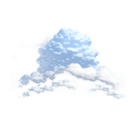 Weiß Wolke isoliert png