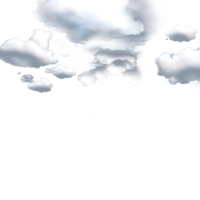 branco nuvem isolado png