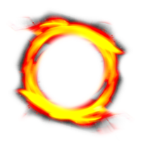 circle fire frame png