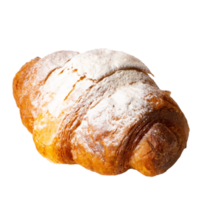 Croissant sprinkled with sugar. png