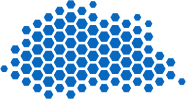 hexagon shape bhutan map. png