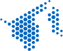 Hexagon gestalten brunei Karte. png