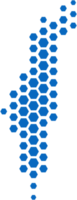 hexagone forme Israël carte. png