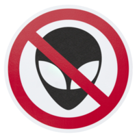 No alien sign png