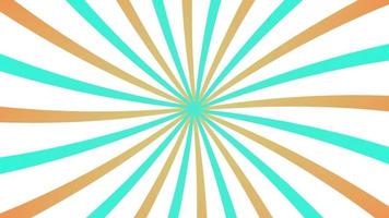 sunburst pattern,white background animation. Stripes sunburst rotating motion video