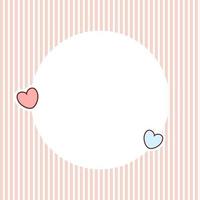 Background for a card from pink and white stripes vector