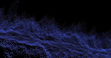 abstrakt dunkel Blau partiell Hintergrund Animation video