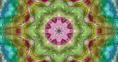 Kaleidoscope animation, Abstract geometric background movie,Mandala animation video