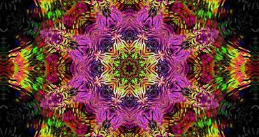 Kaleidoscope animation, Abstract geometric background movie,Mandala animation video