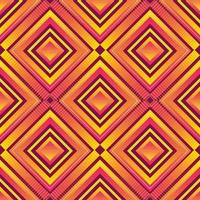 Vector pattern of squares. Geometric pattern in orange-red colors, seamless vector background. For fashionable textiles, fabrics, backgrounds.