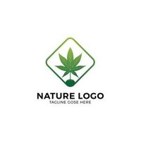 naturaleza logo pictórico logo marca diseño para agricultura vector