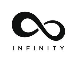 infinito logo diseño vector ilustración