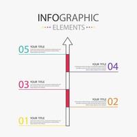 Timeline vector abstract infographic elements with bullet. Business infographics.