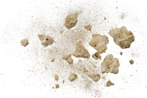 Abstract rock explosion texture with particle png