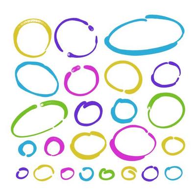 Set of hand spray graffiti speech bubbles frame. design elements background