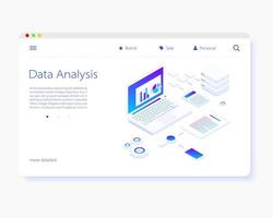 File storage Cloud. isometry vector illustration. The concept of data Storage and processing. Sort and search. Transmission and processing of information. Simple 3D design. Template for web design.