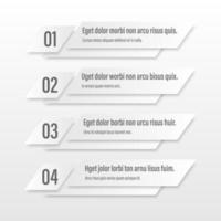 Infographics banners. A vivid illustration of the layout of the labels banner. Colored labels with a set of steps and parameters. A template for the design. All elements are isolated.EPS 10. vector