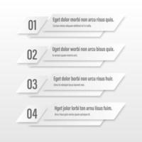 Infographics banners. A vivid illustration of the layout of the labels banner. Colored labels with a set of steps and parameters. A template for the design. All elements are isolated.EPS 10. vector