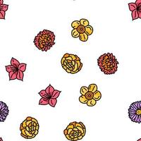 flower spring floral blossom vector seamless pattern